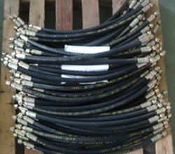 Hydraulic hose assembly.