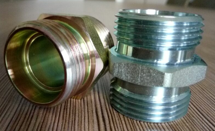 1C/1D series of external thread through joint